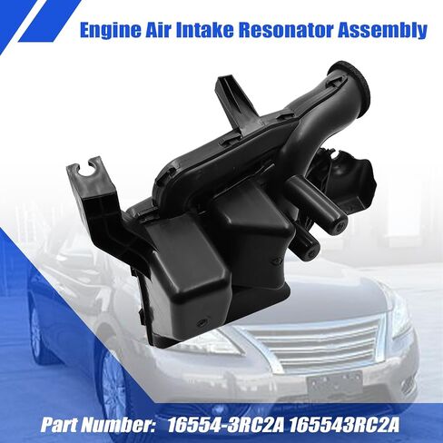 Secosautoparts Engine Air Cantake Resonator Assembly 16554-3RC2A 165543RC2A متوافق مع Nissan Sentra 1.8L 1.6L 2013 2014 2015 2017 2017 2018 in Saudi Arabia