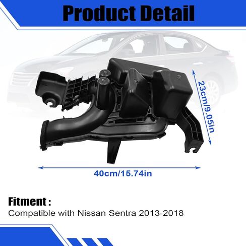 Secosautoparts Engine Air Cantake Resonator Assembly 16554-3RC2A 165543RC2A متوافق مع Nissan Sentra 1.8L 1.6L 2013 2014 2015 2017 2017 2018 in Saudi Arabia