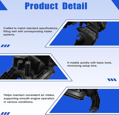 Secosautoparts Engine Air Cantake Resonator Assembly 16554-3RC2A 165543RC2A متوافق مع Nissan Sentra 1.8L 1.6L 2013 2014 2015 2017 2017 2018 in Saudi Arabia