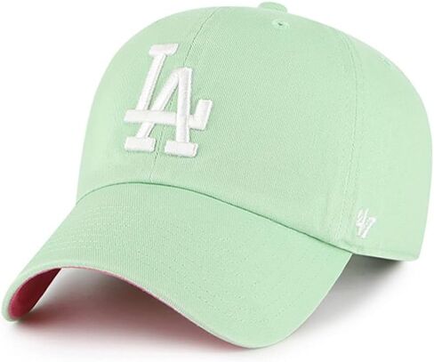 '47 MLB Rose Pink Clean Up Adjustable Hat Cap, Adult One Size (Atlanta Braves) in Saudi Arabia