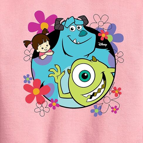 Disney - Monsters Inc. - Floral Group - Toddler & Youth Crewneck Fleece Sweatshirt in Saudi Arabia