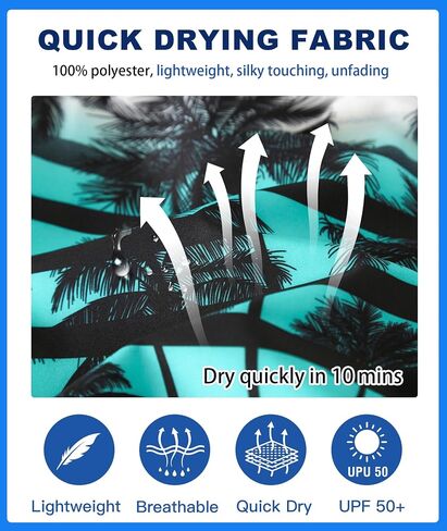APTRO Men's Swim Trunks Long Palm Board Shorts Beach Swimwear #D1701 Green M in Kuwait