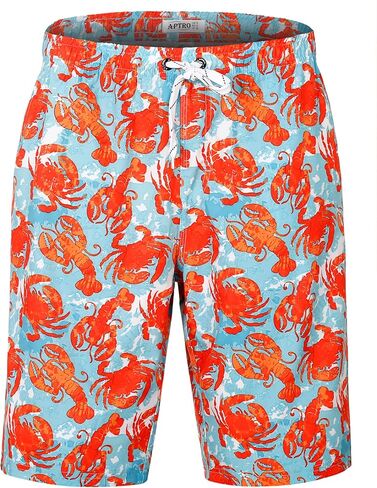 APTRO Men's Swim Trunks Long Palm Board Shorts Beach Swimwear #D1701 Green M in Kuwait