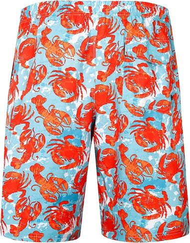APTRO Men's Swim Trunks Long Palm Board Shorts Beach Swimwear #D1701 Green M in Kuwait