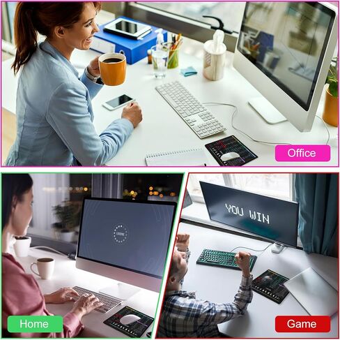 Excel Cheat Sheet Desk Pad 26x21x0.2cm Excel Mouse Pad Shortcuts Anti-Slip Keyboard Excel Shortcuts Mousepad with Stitched Edges for Computer in Saudi Arabia