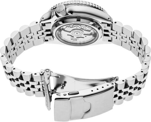 Seiko SSK035 5 Sports Automatic Silver-Tone with Green Dial GMT Series Watch in Saudi Arabia