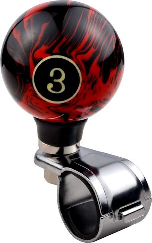 Lunsom Steering Wheel Power Handle, Car Turning Helper Suicide Knobs Steering Wheel Spinner Knob Fit for Vehicle Truck SUV,No.8 in Saudi Arabia
