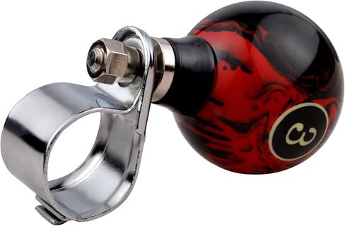 Lunsom Steering Wheel Power Handle, Car Turning Helper Suicide Knobs Steering Wheel Spinner Knob Fit for Vehicle Truck SUV,No.8 in Saudi Arabia