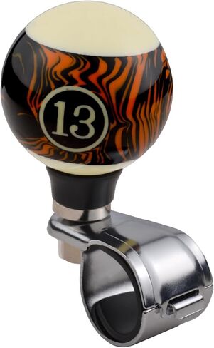Lunsom Steering Wheel Power Handle, Car Turning Helper Suicide Knobs Steering Wheel Spinner Knob Fit for Vehicle Truck SUV,No.8 in Saudi Arabia