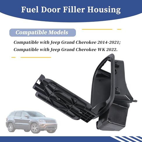 68148794AH Fuel Door Filler Housing Compatible with Jeep Grand Cherokee 2014-2022 / Grand Cherokee WK 2022 Fuel Tank Cover Inner Seat 68148794AC 68148794AM in Saudi Arabia