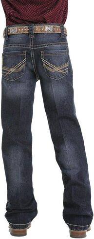 Cinch Apparel Boys Boys استرخاء احتواء جينز غسل الظلام 16 غسل متوسطة in Saudi Arabia