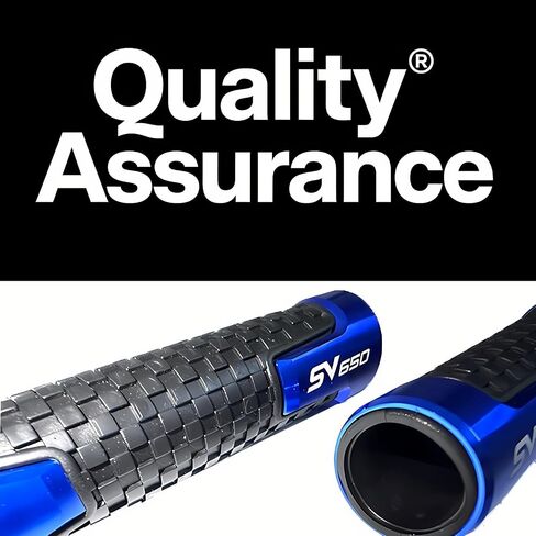 7/8" 22mm CNC Anti-Slip Grips Fit for Suzuki SV650/SV650S/SV650X 1999-2025 | 3-Color Options (Black/Blue/Red) in Saudi Arabia