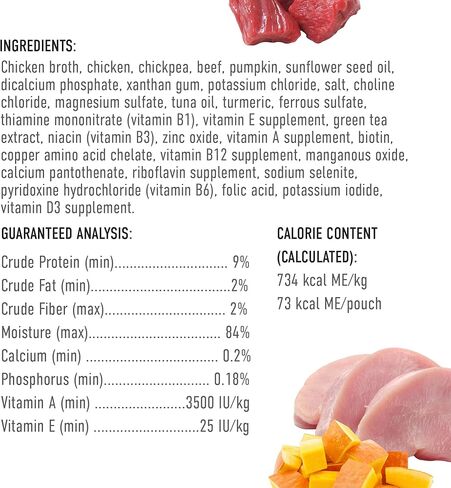 تيكي دوج طعام موس كبير للكلاب الرطبة، وصفة الدجاج ولحم الضأن واليقطين، 3.5 أونصة. الحقيبة (12 عدد) in Kuwait