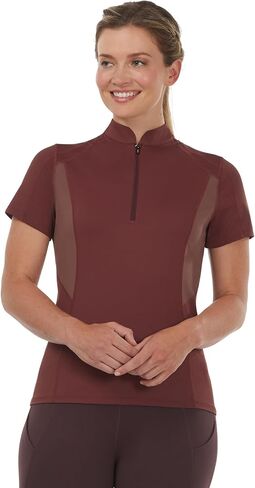 Kerrits Women's Freedom Tech Short Sleeve Equestrian Top – Stretchy, Lightweight, Wicking Fabric, Great for Summer in Kuwait