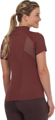 Kerrits Women's Freedom Tech Short Sleeve Equestrian Top – Stretchy, Lightweight, Wicking Fabric, Great for Summer in Kuwait