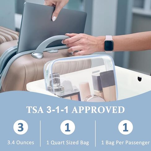 coshaysoo حقيبة ماكياج واضحة preppy واقية من الشمس الحقيبة للماء الشاطئ حمام السباحة السفر الأشياء الصيف الاشياء السفر مستحضرات التجميل الملحقات للنساء في سن المراهقة فتاة هدية مع لطيف الشنيل رسالة التصحيح الوردي الشمس in Kuwait