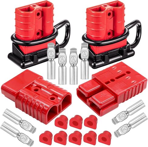 4Pcs 175Amp Battery Quick Connect/Disconnect, 2-4 Gauge Wire Harness Plug Kit 12V-36V Battery Cable Connector for RV Winch Trailer in Saudi Arabia