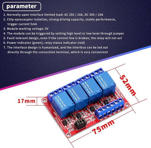 12v Relay Module，8Pack 1 Channel Relay Module 12v Relay Board with Optocoupler Support High/Low Level Trigger for Arduino Relay in Saudi Arabia
