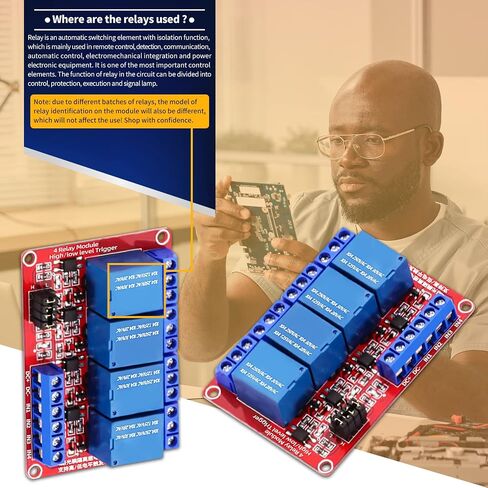 12v Relay Module，8Pack 1 Channel Relay Module 12v Relay Board with Optocoupler Support High/Low Level Trigger for Arduino Relay in Saudi Arabia