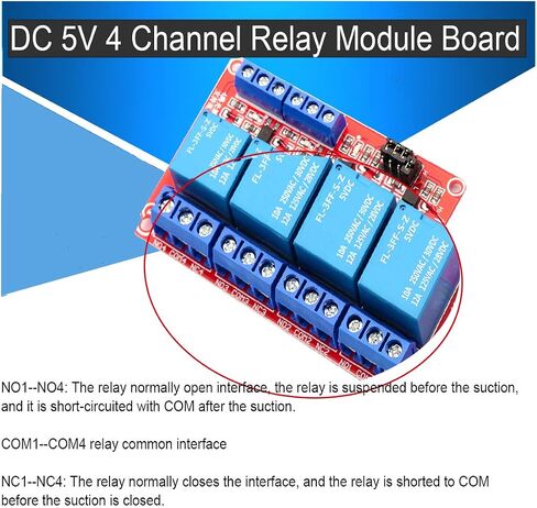 12v Relay Module，8Pack 1 Channel Relay Module 12v Relay Board with Optocoupler Support High/Low Level Trigger for Arduino Relay in Saudi Arabia