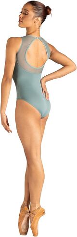 Danznmotion Womens Garance Twist Front Leotard 23111a in Kuwait