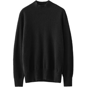 Fulbant Women Autumn Winter Soft Woole Goat Knitted Pullover Warm Plus Size Solid Color Cashmere Sweater in Saudi Arabia