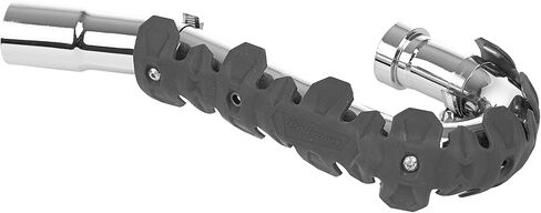 POLISPORT 8483800006 – ARMADILLO HEAD Universal Exhaust Protector for 4 Stroke Motorcycles 40 cm Combines Stainless Steel and Lightweight Elastomer Resistant to High Temperatures in Taupe Colour in Kuwait