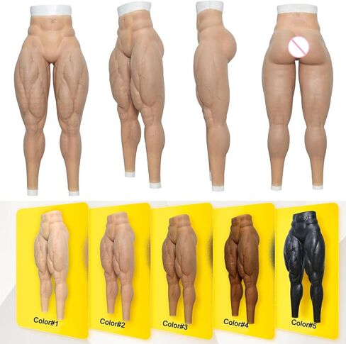 سروال العضلات السيليكون واقعية الساق المزيفة رجال الرجال الدعوى العضلات ، وملء سراويل العضلات محاكاة الرجل المزيف الاصطناعي in Kuwait