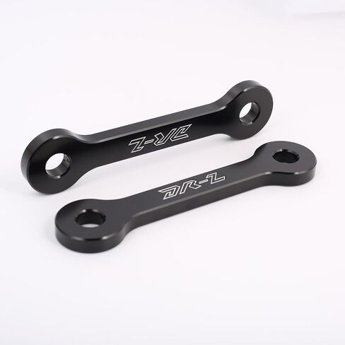 مجموعة الارتباطات لخفض DRZ400E/DRZ400S 2000-2023 | DRZ400SM 2005-2023 | KLX400R 2002-2004 ، توصيلات التعليق الخلفي من الألومنيوم تسهيل التثبيت على ارتفاع المقعد للركاب القصيرة (أسود) in Kuwait