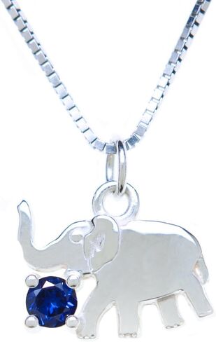 Sterling Silver Pendant Charm Elephant in Saudi Arabia