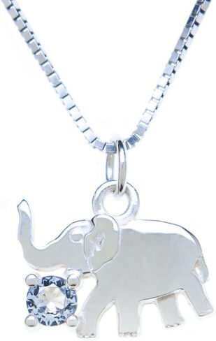Sterling Silver Pendant Charm Elephant in Saudi Arabia