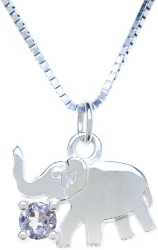Sterling Silver Pendant Charm Elephant in Saudi Arabia