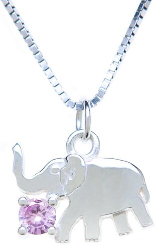 Sterling Silver Pendant Charm Elephant in Saudi Arabia
