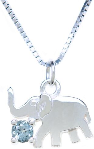 Sterling Silver Pendant Charm Elephant in Saudi Arabia