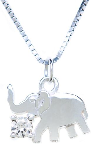 Sterling Silver Pendant Charm Elephant in Saudi Arabia