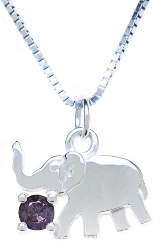 Sterling Silver Pendant Charm Elephant in Saudi Arabia