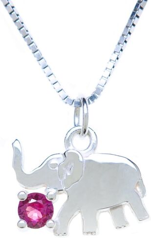 Sterling Silver Pendant Charm Elephant in Saudi Arabia