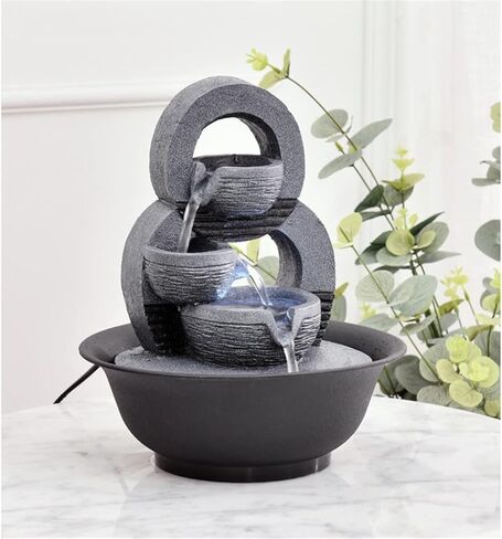 Living Room Water Curtain Wall Circulating Water Decoration Fountain Landscape Office Wealth Feng Shui Ball Decoration in Saudi Arabia
