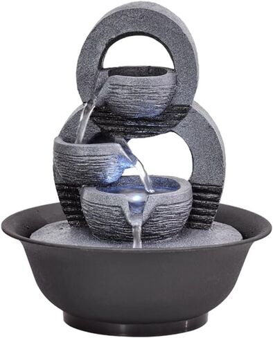 Living Room Water Curtain Wall Circulating Water Decoration Fountain Landscape Office Wealth Feng Shui Ball Decoration in Saudi Arabia