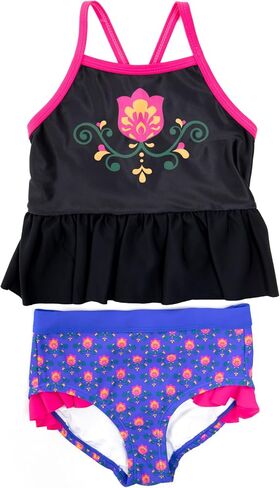 Little Adventures Child Alpine Princess Two-Piece Swimsuits UPF 50 Double-Lined Machine Washable Soft Spandex Nylon Blend in Saudi Arabia