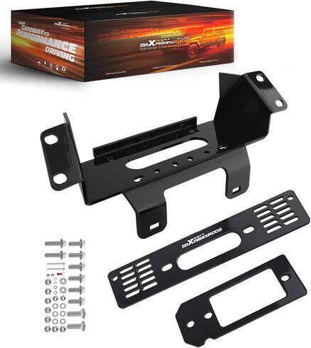 طقم صفيحة Winch Mount Mount متوافقة مع Polaris Ranger 400 500 570 800 900 2010-2022 in Kuwait