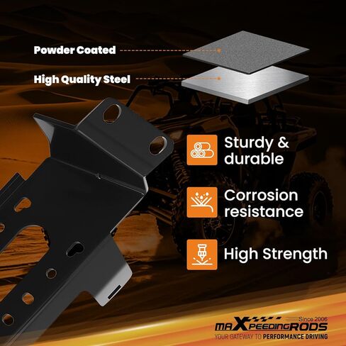 طقم صفيحة Winch Mount Mount متوافقة مع Polaris Ranger 400 500 570 800 900 2010-2022 in Kuwait