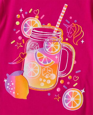 The Children's Place Girls' Unicorn Short Sleeve Graphic T-Shirts, Multipack in Saudi Arabia