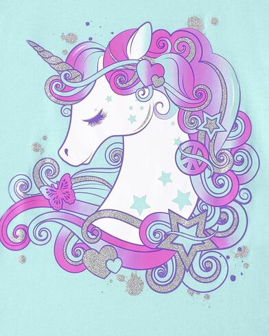 The Children's Place Girls' Unicorn Short Sleeve Graphic T-Shirts, Multipack in Saudi Arabia
