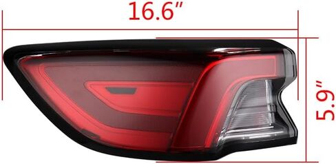 Astra Depot Premium LED Tail Light Replacement for 2020 2021 2022 Ford Escape 6-Pin Brake, Running, Turn Signal Outer Tail Lamp (LJ6Z13405E, LJ6Z13404E LEFT&RIGHT) in Kuwait