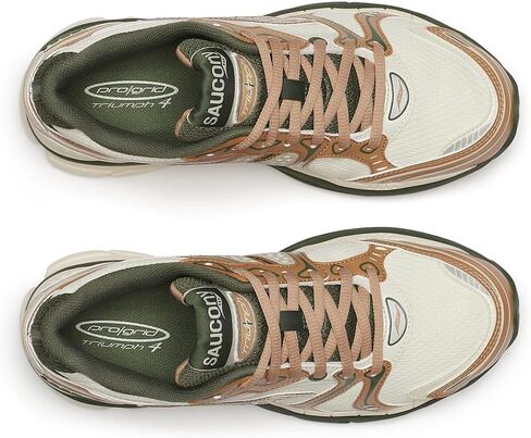 أحذية Saucony Progrid Triumph 4 - كريم/ظبي in Saudi Arabia