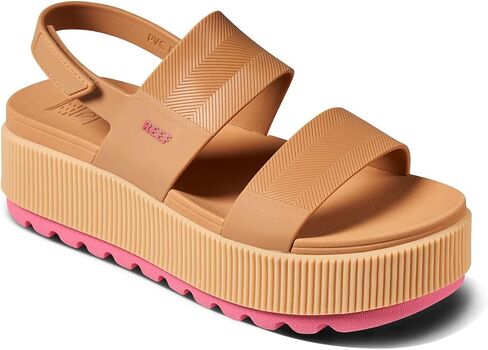 Reef Womens Sandals, Water Vista Higher, Black/Tan, 10 in Saudi Arabia