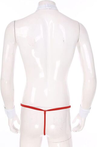 Men's Waiter Tuxedo Lingerie Set Bow Tie Collar G-string Thong Briefs Underwear in Saudi Arabia