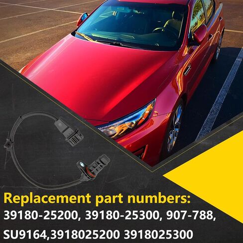 مستشعر موضع العمود المرفقي للمحرك في Hyundai Sonata ، Tucson ، Santa Fe Sport & Kia Optima ، Sorento ، Forte ، Sportage ، يحل محل 39180-25200 ، 39180-25300 ، 907-788 ، SU9164،39180200 3918025300 in Saudi Arabia