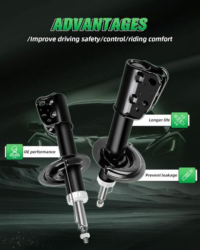 Scitoo Front Shocks مجموعة من 2 لاعتدال ، امتصاصات الصدمات والدعامات تناسب 2007 2008 2009 لـ Chevy for Equinox ، 2007 2008 2009 for Torrent ، 2008 2009 for Vue Amortiguadores in Saudi Arabia